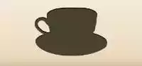コーヒーカップのシルエット