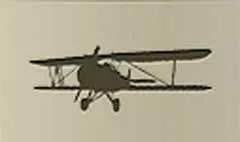 飛行機のシルエット