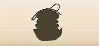 クッキーのシルエット