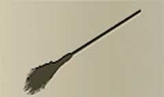 Broom silhouette