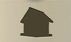 Birdhouse silhouette