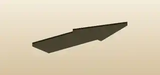 方向サインのシルエット