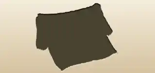 クッションのシルエット