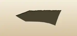 方向サインのシルエット
