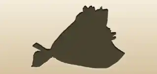 花束のシルエット