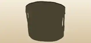 太鼓のシルエット