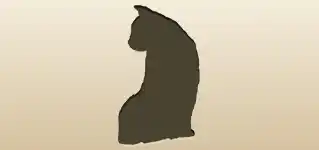ネコのシルエット