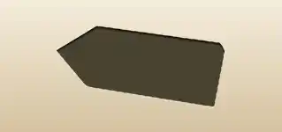 方向サインのシルエット