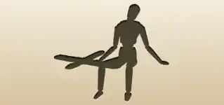 操り人形のシルエット