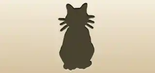 ネコのシルエット