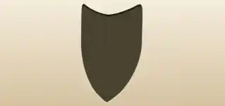 盾のシルエット
