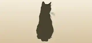 ネコのシルエット