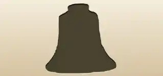 ベルのシルエット