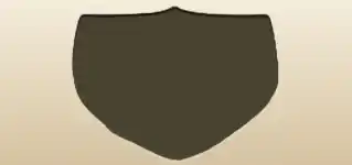盾のシルエット