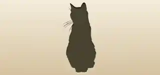 ネコのシルエット
