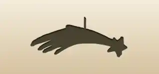 彗星のシルエット