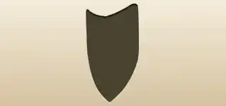 盾のシルエット