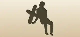 操り人形のシルエット