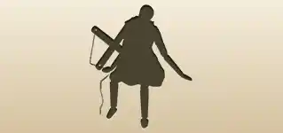 操り人形のシルエット