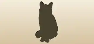ネコのシルエット