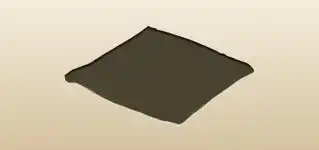 クッションのシルエット
