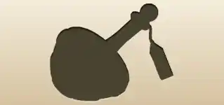 毒薬のシルエット