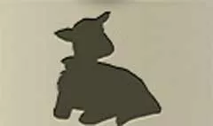 羊のシルエット