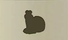 カタツムリのシルエット