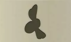 ハチのシルエット
