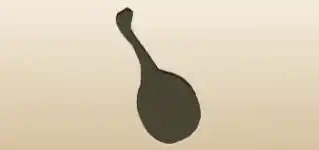 鏡のシルエット