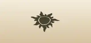太陽のシルエット
