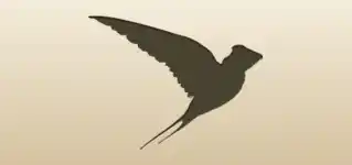 ツバメのシルエット