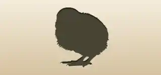 ひよこのシルエット