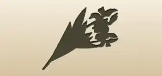 アヤメのシルエット