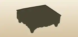宝石箱のシルエット