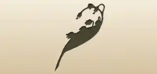 スズランのシルエット