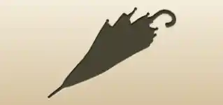 かさのシルエット