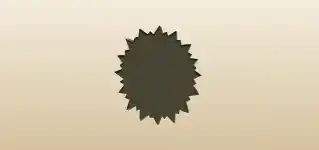 太陽のシルエット