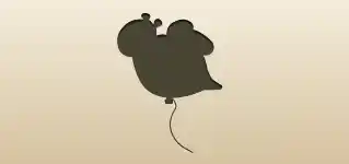ハチのシルエット