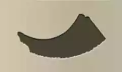 パンパイプのシルエット