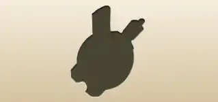 水筒のシルエット
