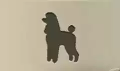 イヌのシルエット