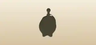 水筒のシルエット