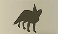 Fennec Fox silhouette