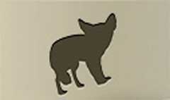 Fennec Fox silhouette