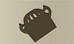 香炉のシルエット