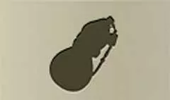 ひょうたんのシルエット