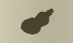 ひょうたんのシルエット