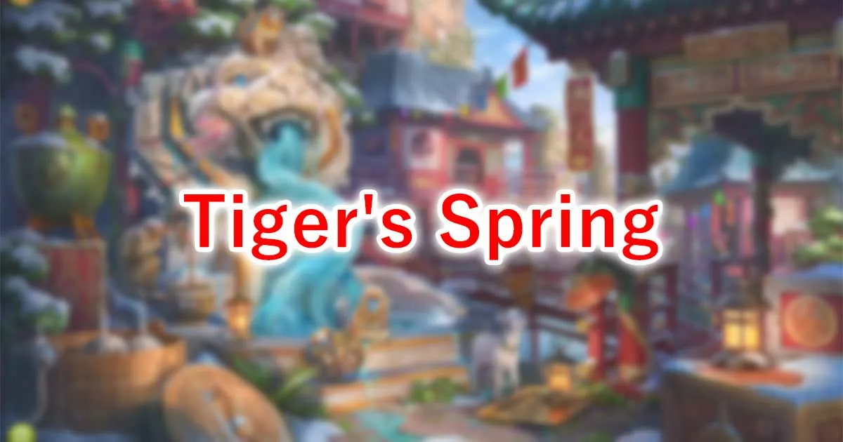 Tiger's Spring
