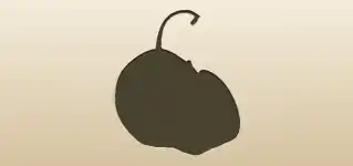 Pears silhouette